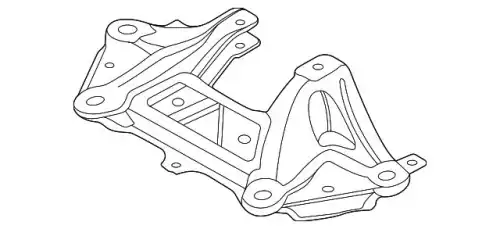 Side member 992399105B PORSCHE