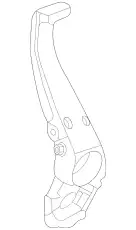 Swivel mounting 9J1407245B PORSCHE