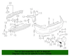 Tapping screw 9001431340A PORSCHE
