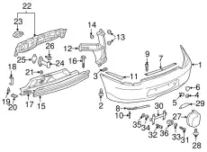 Tapping screw 9001431340A PORSCHE
