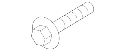 Torx screw 9A700813000 PORSCHE