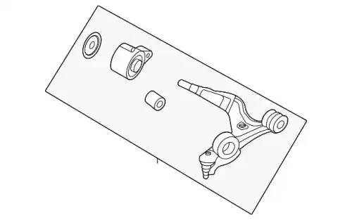 track control arm, complet 9J1407152A PORSCHE