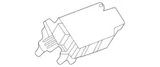 Valve block for adaptive s 971616056C PORSCHE