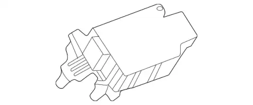 Valve block for adaptive s 971616056C PORSCHE