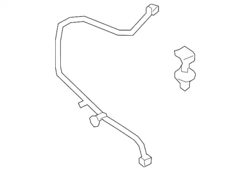 Vent line PAB12108100 PORSCHE