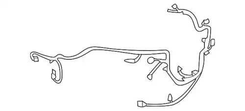Wiring set for bumper 992972155T PORSCHE