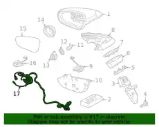 Wiring set for exterior mi 992972235AM PORSCHE