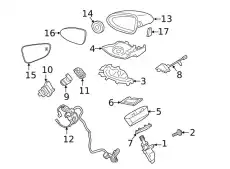 Wiring set for exterior mi 992972235AN PORSCHE