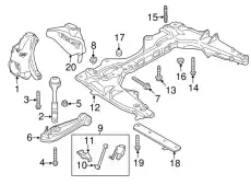Wishbone 99134105322 PORSCHE