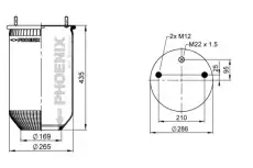 1D28A10NP подушка PHOENIX