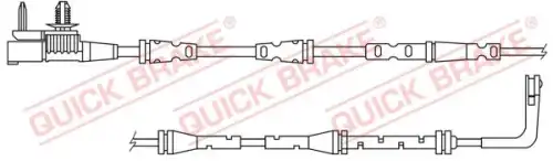 Датчик тормозных колодок QUICK BRAKE WS0419A