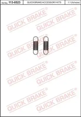 Суппорт тормозной QUICK BRAKE 1130523
