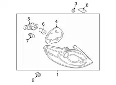 Фонарь задний VAG 3C8945095D