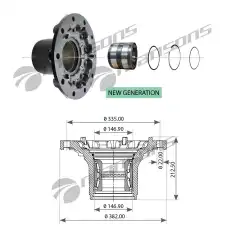 Ступица MANSONS 700266