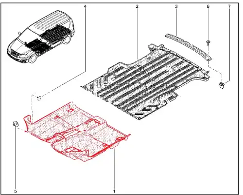 Коврики в салон LADA 8450000327