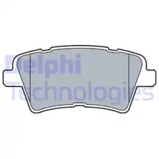 Тормозные колодки дисковые DELPHI LP3537