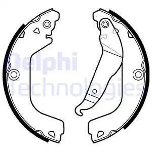 Тормозные колодки барабанные DELPHI LS2123