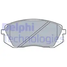 Тормозные колодки дисковые DELPHI LP3535