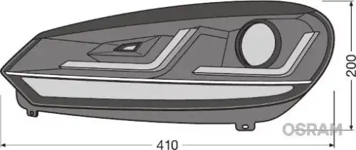 Фара OSRAM LEDHL102-GTI