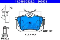 Тормозные колодки дисковые ATE 13.0460-2623.2