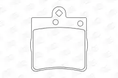 Тормозные колодки дисковые CHAMPION 571925CH