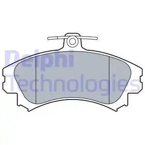Тормозные колодки дисковые передняя ось DELPHI LP3533