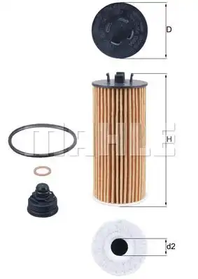 Фильтр масляный KNECHT OX815/1D Mini Cooper/One 13>