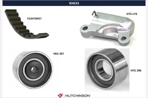 Комплект ремня ГРМ KH 533 HUTCHINSON