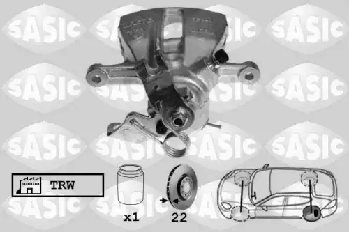 Суппорт тормозной SASIC 6506134