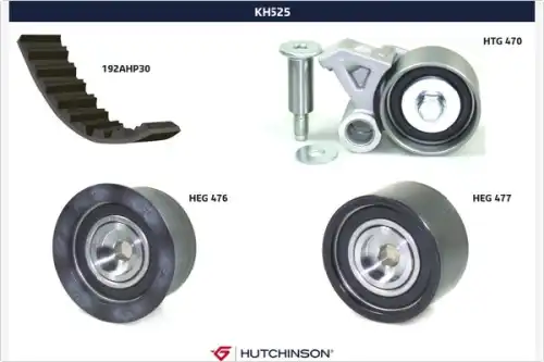 Комплект ремня ГРМ KH 525 HUTCHINSON