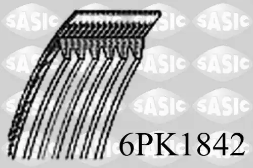 Поликлиновой ремень 6PK1842 SASIC