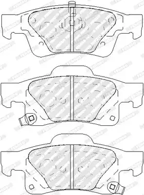 Тормозные колодки дисковые FERODO FDB4819