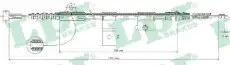 Трос ручного тормоза LPR C0513B