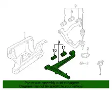 Рычаг подвески VAG 701407151
