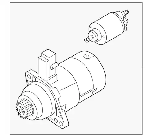Стартер VAG 02M911024MX