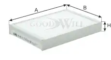 Салонный фильтр GOODWILL AG 640 CF