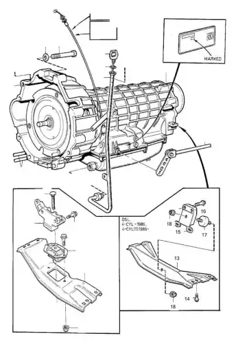 автомат. коробка передач, 5003624 VOLVO