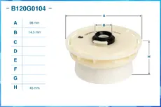 Фильтр масляный CWORKS B120G0104