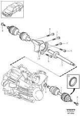 полуось, замена 8251759 VOLVO