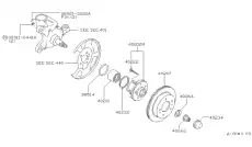 Ступица NISSAN 402024P050