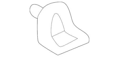 Амортизатор (упор) багажника VAG 8D0823402