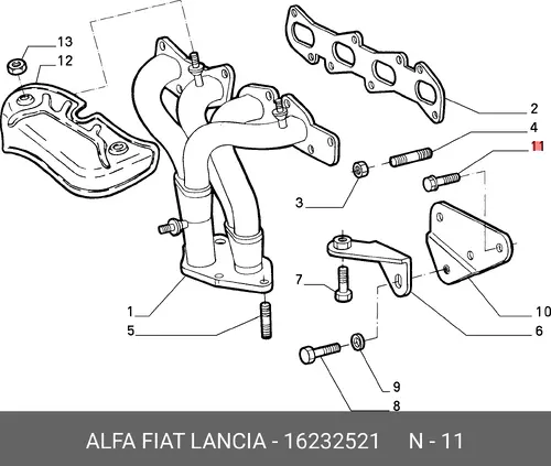 ВИНТ 16232521 ALFA ROMEO