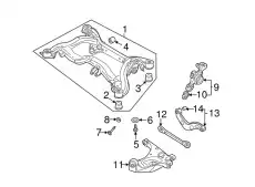 Рычаг подвески VAG 8E0505312AC