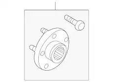 Flange assembly-front/rear axle hub ANR5817 LAND ROVER