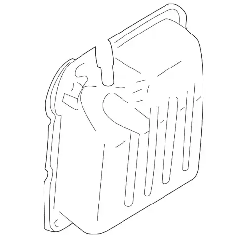 Поддон картера КПП MITSUBISHI MD758639