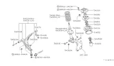 амортизатор 5430350A27 NISSAN