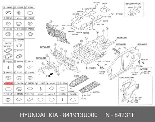 841913U000 TAPE-HOLE KIA