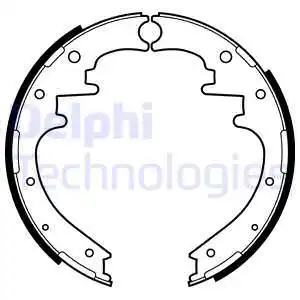 Тормозные колодки барабанные DELPHI LS2160