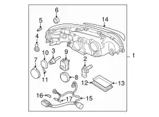 Фара VOLVO 30784254
