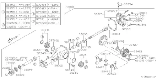 WASHER 803135014 SUBARU